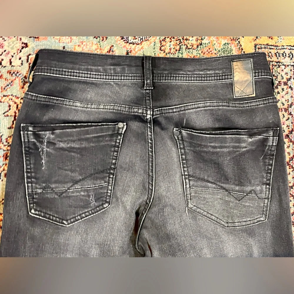 FINAL PRICE Men’s Departwest Black Skinny Jeans - Picture 5 of 8